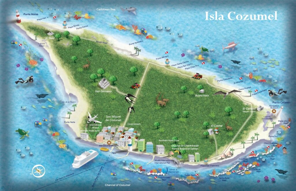Cozumel Map